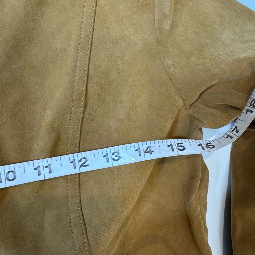 Free People Bradley Faux Suede Mini Shift Dress tan size small - Picture 12 of 13